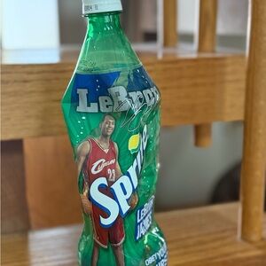 LeBron James NEW Sealed NBA Basketball 2003 Rookie Year ~ Sprite Soda Pop Bottle
